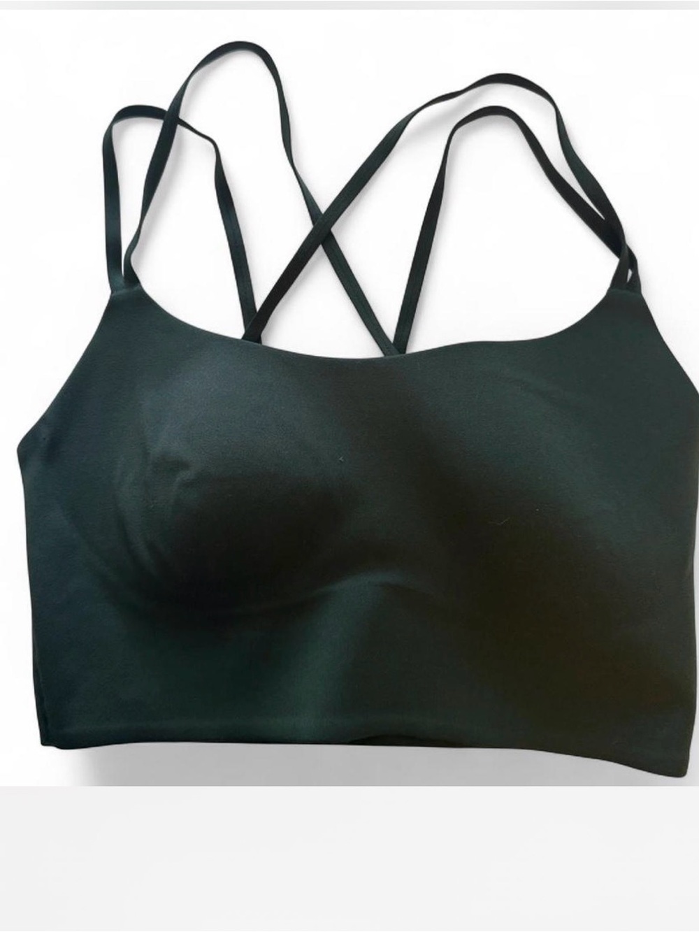 OFFLINE by aerie Forest Green Strappy Sports Bra - Size S